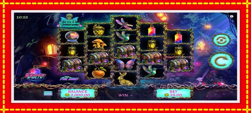 Slot machine Forest of Forbidden Treasures with access to free game online, picture 2