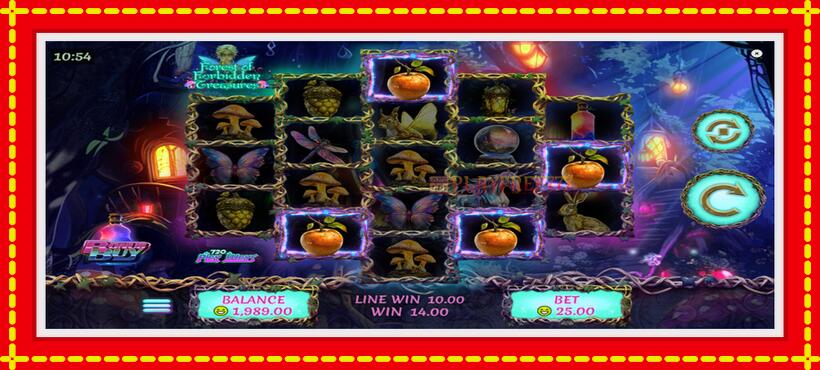 Slot machine Forest of Forbidden Treasures with access to free game online, picture 3