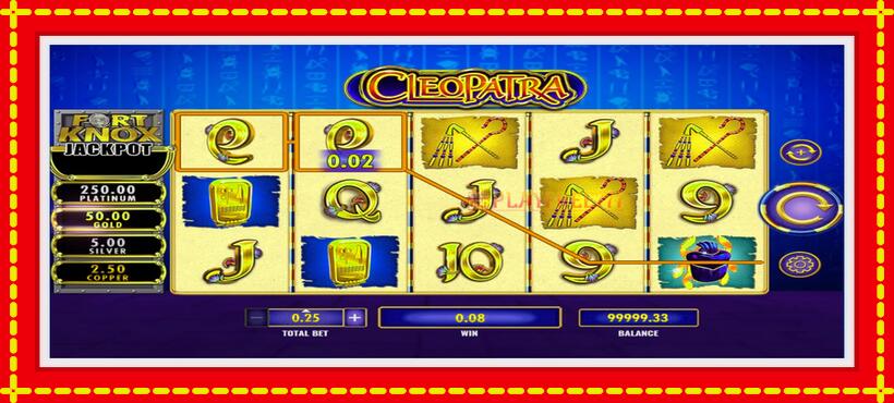 Slot machine Fort Knox Cleopatra with access to free game online, picture 2