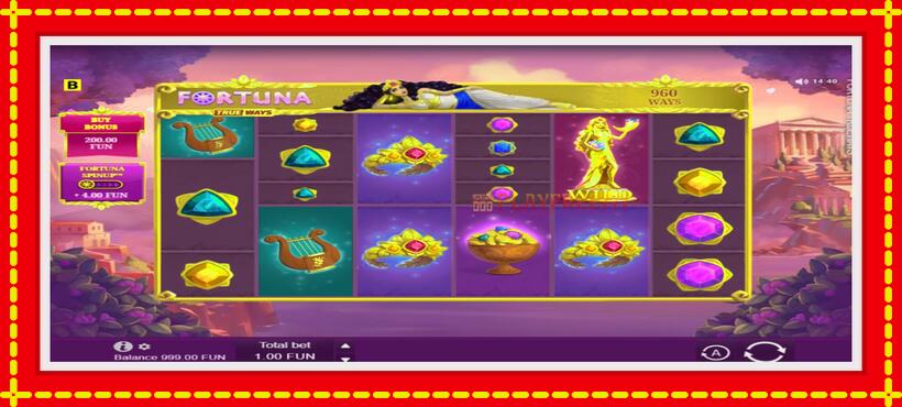 Slot machine Fortuna Trueways with access to free game online, picture 2