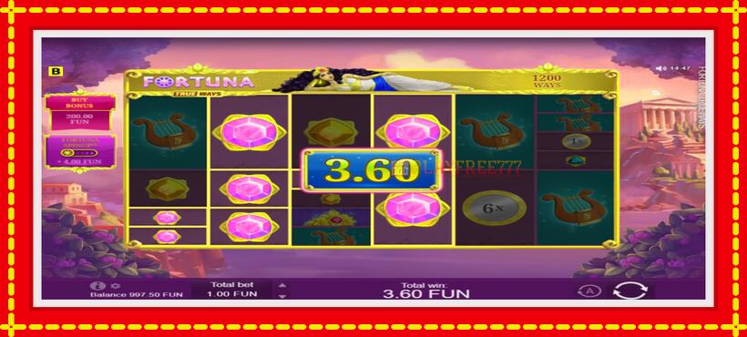 Slot machine Fortuna Trueways with access to free game online, picture 3