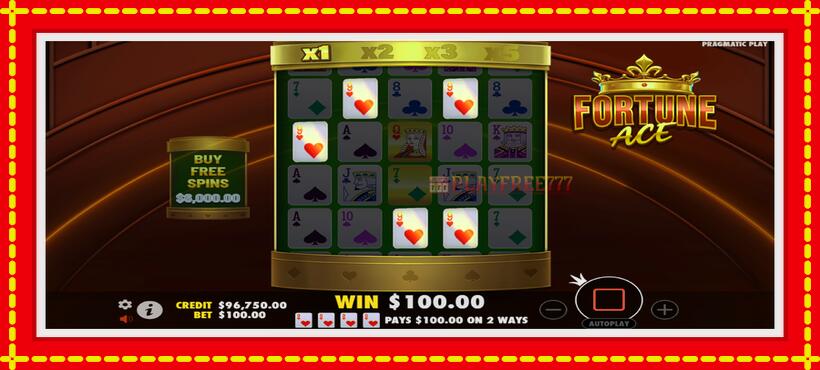 Slot machine Fortune Ace with access to free game online, picture 3