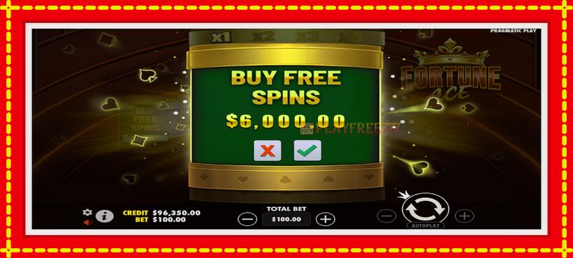 Slot machine Fortune Ace with access to free game online, picture 4