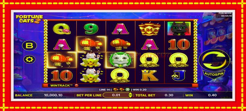 Slot machine Fortune Cats 2 with access to free game online, picture 3