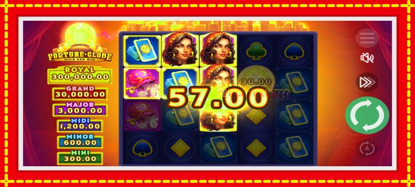 Slot machine Fortune Globe with access to free game online, picture 3