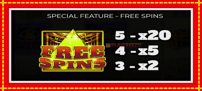 Slot machine Fortune of the Scarab 2 with access to free game online, picture 5