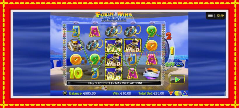 Slot machine Foxin Wins Again with access to free game online, picture 2