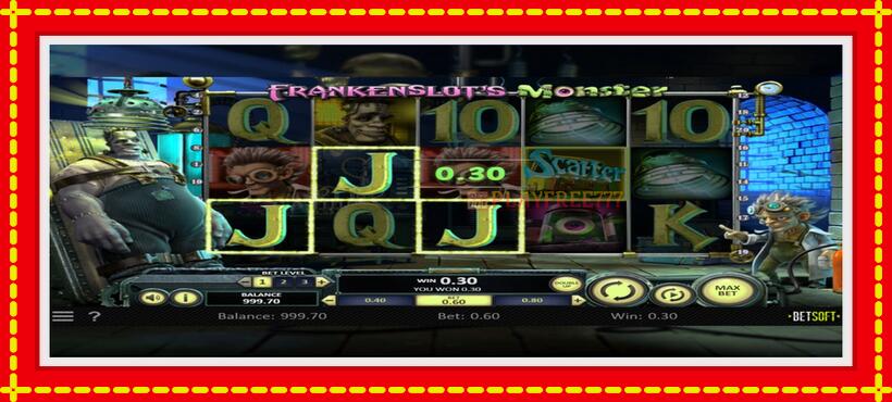 Slot machine Frankenslots Monster with access to free game online, picture 2