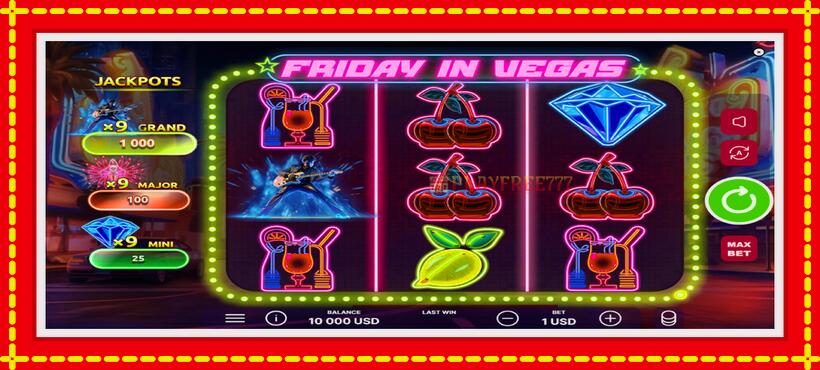 Slot machine Friday in Vegas with access to free game online, picture 2