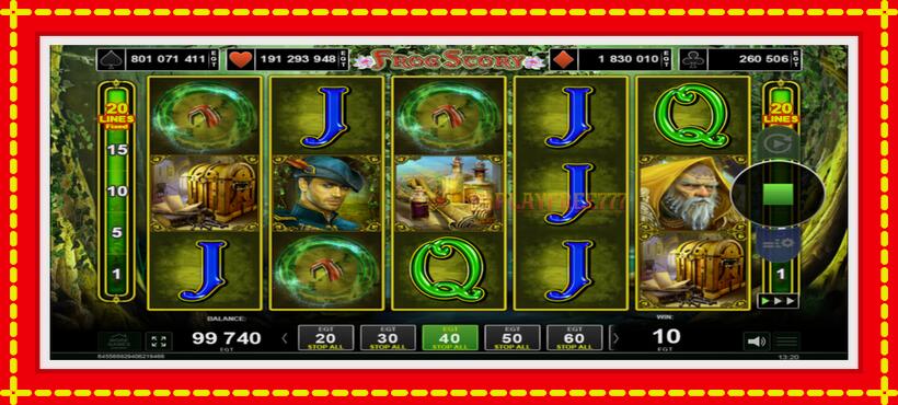 Slot machine Frog Story with access to free game online, picture 2