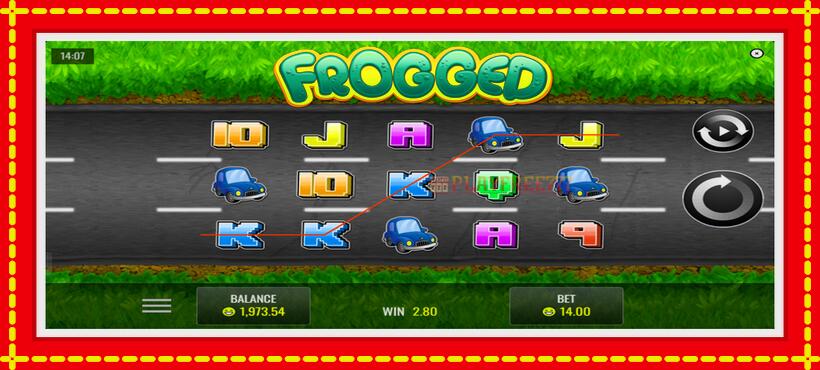 Slot machine Frogged with access to free game online, picture 2