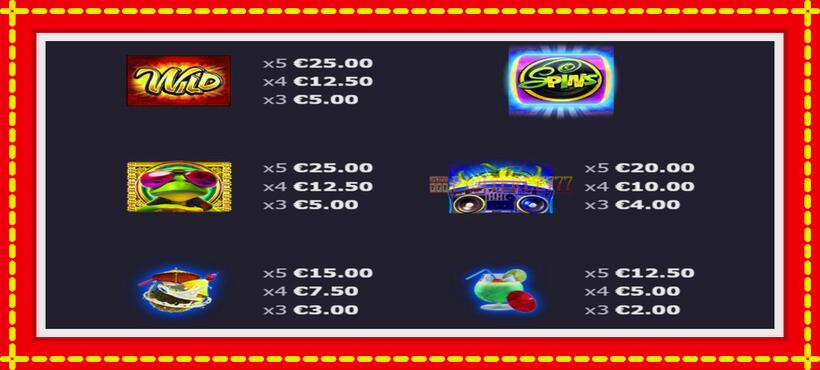 Slot machine Frogged Up! with access to free game online, picture 4