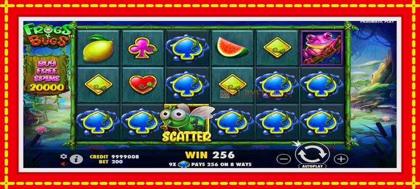 Slot machine Frogs & Bugs with access to free game online, picture 4