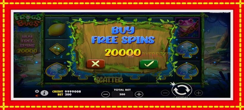 Slot machine Frogs & Bugs with access to free game online, picture 7