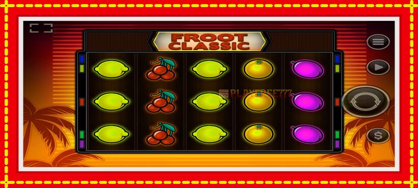 Slot machine Froot Classic with access to free game online, picture 1