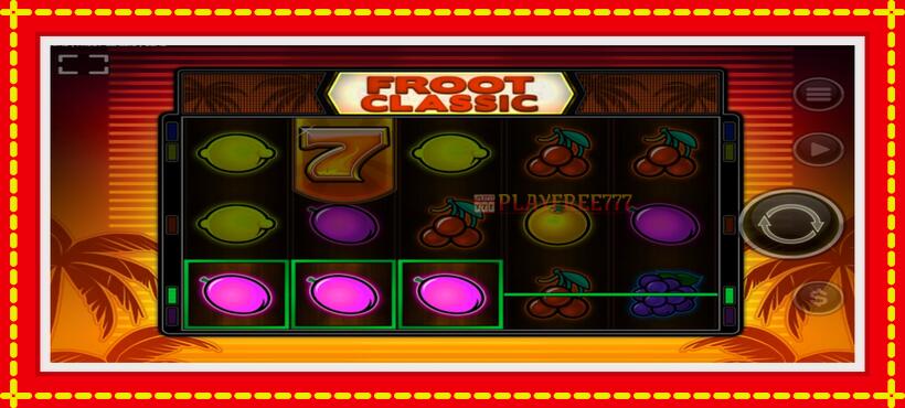 Slot machine Froot Classic with access to free game online, picture 3