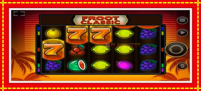 Slot machine Froot Classic with access to free game online, picture 4