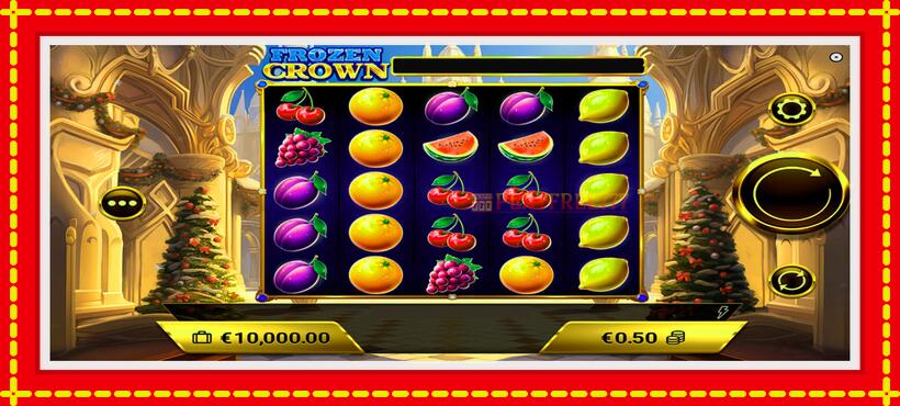 Slot machine Frozen Crown with access to free game online, picture 1