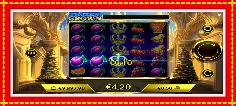 Slot machine Frozen Crown with access to free game online, picture 3