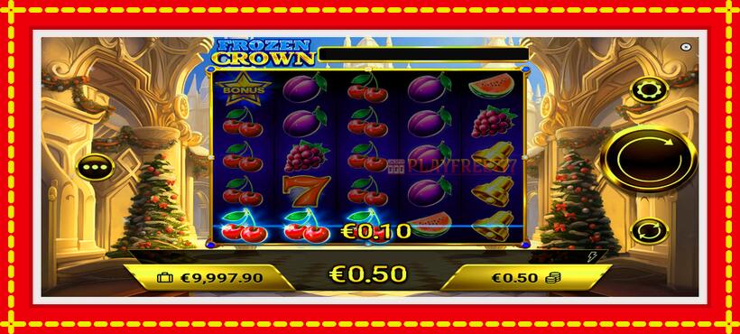 Slot machine Frozen Crown with access to free game online, picture 4