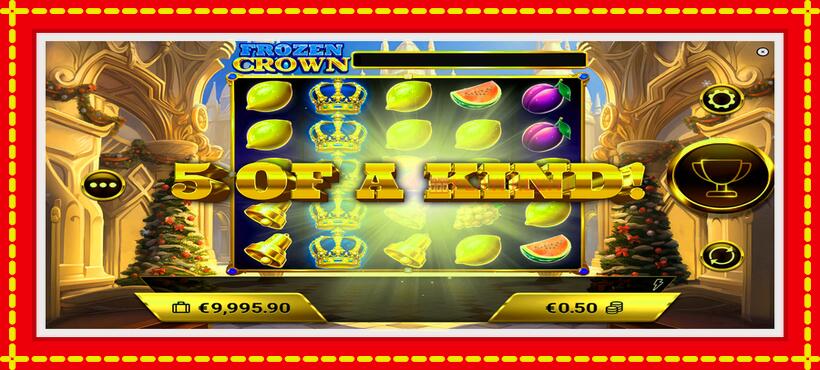 Slot machine Frozen Crown with access to free game online, picture 5