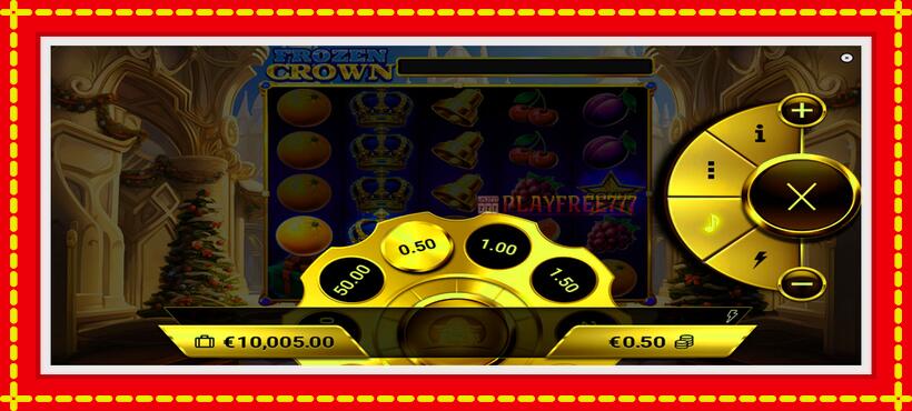 Slot machine Frozen Crown with access to free game online, picture 6