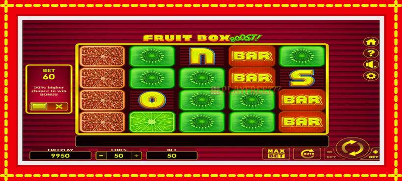 Slot machine Fruit Box Boost! with access to free game online, picture 2