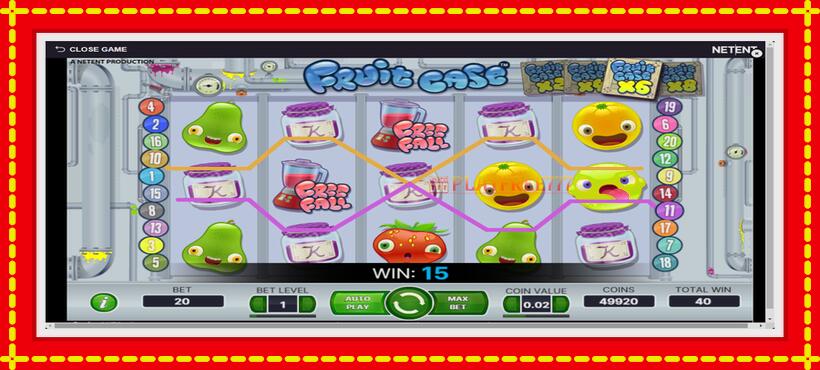 Slot machine Fruit Case with access to free game online, picture 3