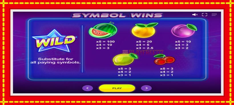 Slot machine Fruit Flash with access to free game online, picture 6