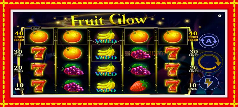 Slot machine Fruit Glow with access to free game online, picture 4