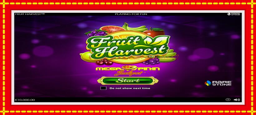 Slot machine Fruit Harvest with access to free game online, picture 1