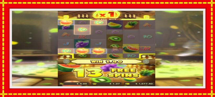 Slot machine Fruit Ninja Fury with access to free game online, picture 4