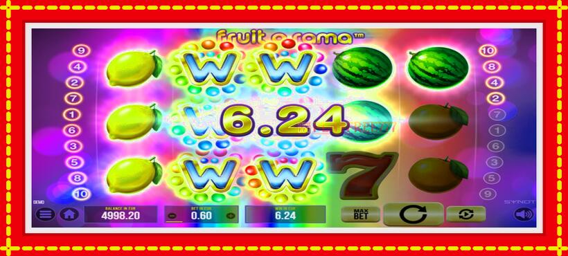 Slot machine Fruit o Rama with access to free game online, picture 3