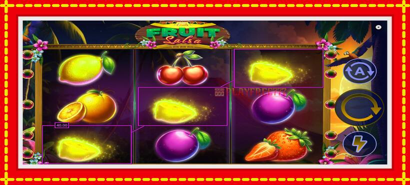 Slot machine Fruit Salsa with access to free game online, picture 4