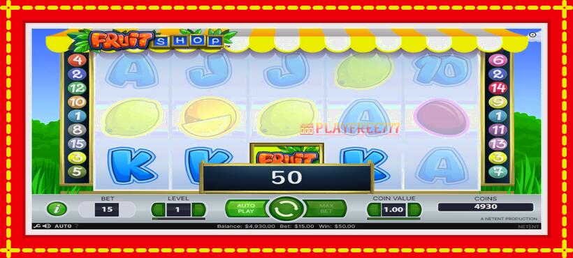 Slot machine Fruit Shop with access to free game online, picture 4