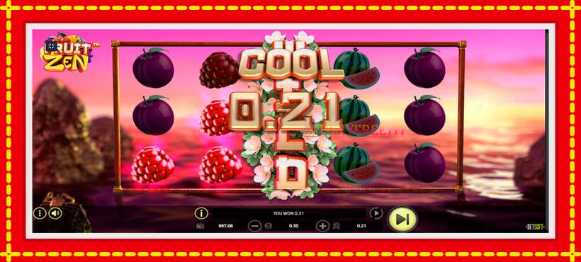 Slot machine Fruit Zen with access to free game online, picture 8