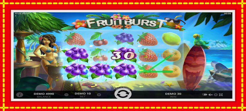 Slot machine Fruitburst with access to free game online, picture 3