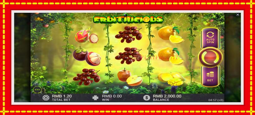 Slot machine Fruitilicious with access to free game online, picture 2