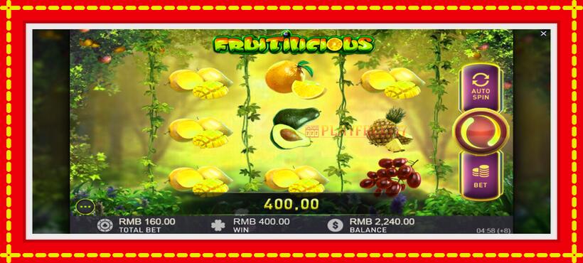 Slot machine Fruitilicious with access to free game online, picture 3