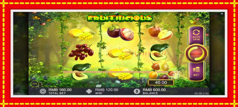 Slot machine Fruitilicious with access to free game online, picture 4