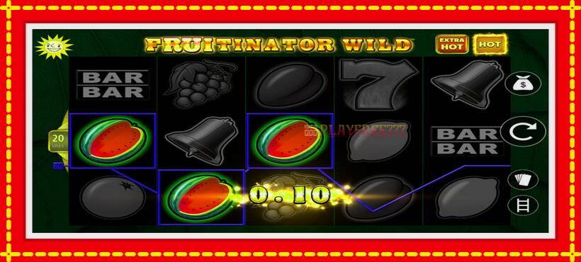 Slot machine Fruitinator Wild with access to free game online, picture 2