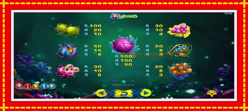 Slot machine Fruitoids with access to free game online, picture 5