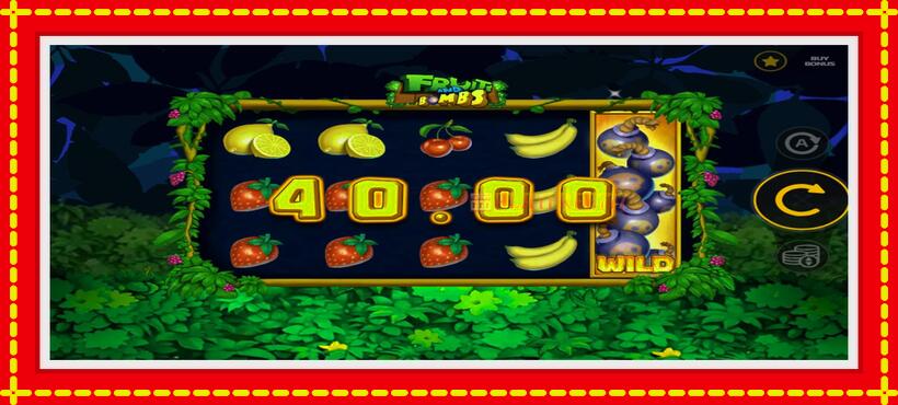 Slot machine Fruits and Bombs with access to free game online, picture 4