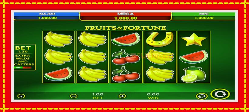 Slot machine Fruits & Fortune with access to free game online, picture 1