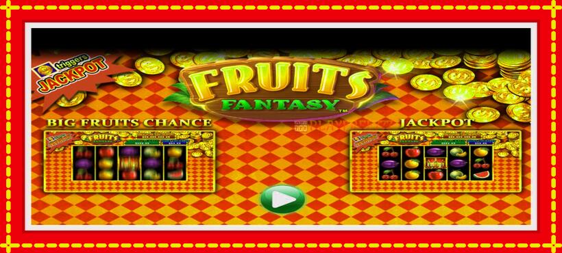 Slot machine Fruits Fantasy with access to free game online, picture 1