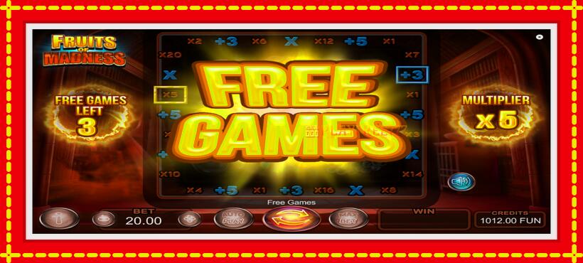 Slot machine Fruits Of Madness with access to free game online, picture 4