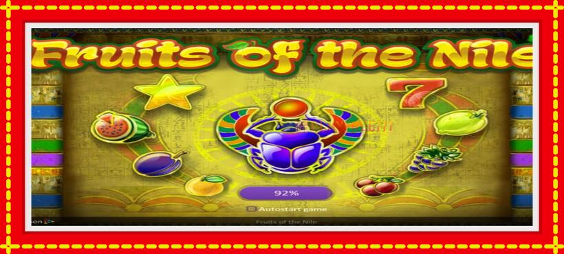 Slot machine Fruits of the Nile with access to free game online, picture 1