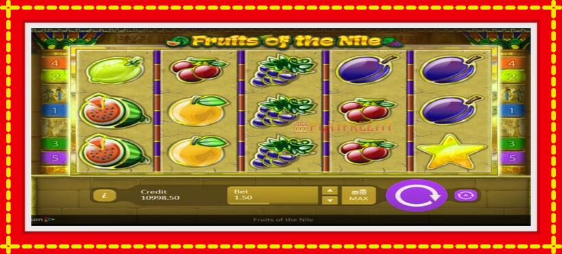 Slot machine Fruits of the Nile with access to free game online, picture 3