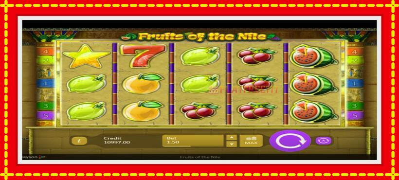 Slot machine Fruits of the Nile with access to free game online, picture 4