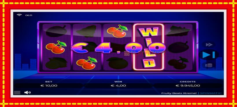 Slot machine Fruity Beats Xtreme with access to free game online, picture 2